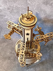 lot 253 image: Two ROKR Wooden Puzzles Assembled