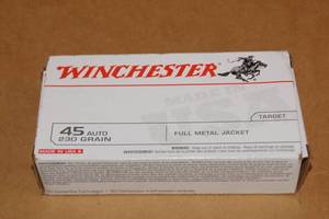 36 Winchester .45 Auto 230 Gr FMJ Ammo