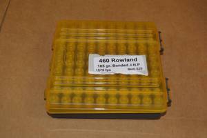 100 .460 Rowland 185 Gr Bonded JHP Ammo