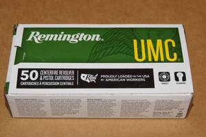 50 Remington UMC .40 S&W 180 Gr FMJ Ammo