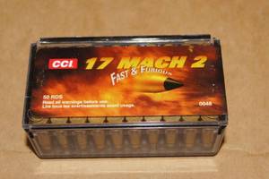 50 CCI 17 Mach 2 17 Gr V-Max Ammo