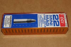 100 CCI 22 Mini Mag .22 LR Ammo