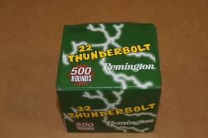 500 Remington 22 Thunderbolt .22 LR RN Ammo