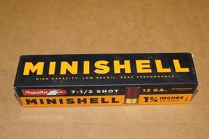 20 Aguila 12 Gauge 1-34 Mini Shell Shotshells