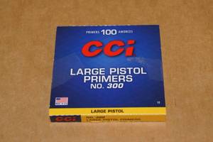 100 CCI No 300 Large Pistol Primers