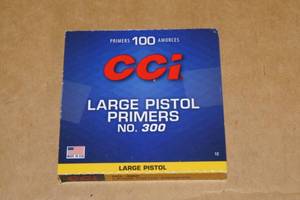 100 CCI No 300 Large Pistol Primers
