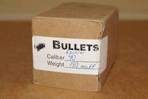 100 Rainier .40 Cal 180 Gr FMJ FP Bullets