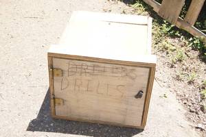 Wood Drill Bit Storage Cabinet
