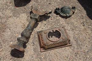 Vintage Cast Iron Fountain with Base