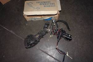 Antique Audiosears Telephone Operators Headset