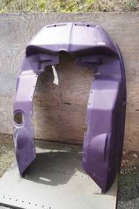 Ski-Doo Snowmobile Belly Pan - Purple