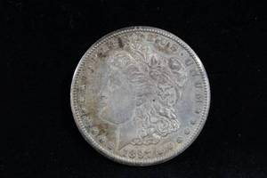 lot 10 image: 1897-S Morgan Silver Dollar Coin
