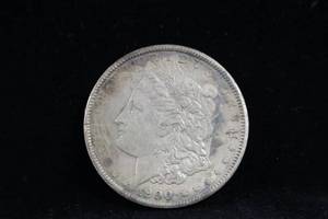 lot 14 image: 1900-P Morgan Silver Dollar Coin