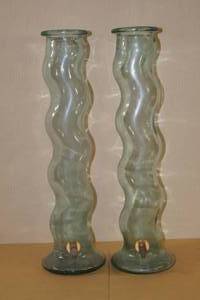 lot 62 image: 2 Large Glass Barware Drink Dispensers