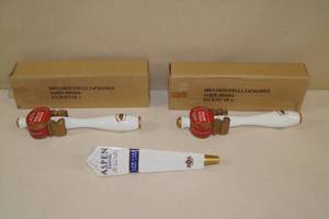 lot 59 image: 2 Stella Artois Tap Handles, 1 Aspen Edge