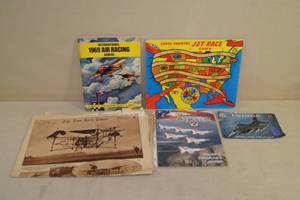 lot 68 image: Vintage Airplane Literature and Game
