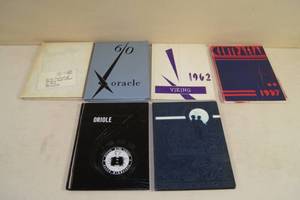 lot 72 image: Vintage High School Yearbooks