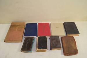 lot 73 image: Antique Books - Some Leather Covers