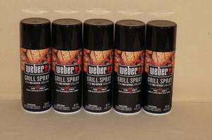 lot 95 image: 5 Cans of Weber Non-Stick Grill Spray