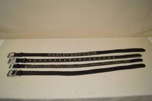 4 Harley Davidson Leather Belts