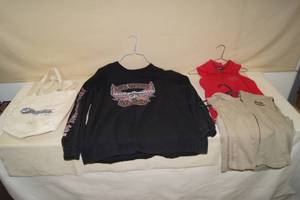 Harley Davidson Shirts and Cloth Bag