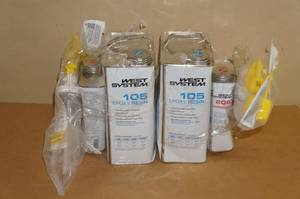 West System 105 Epoxy Resin and 206 Hardener