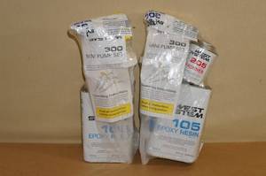 West System 105 Epoxy Resin and 205 Hardener