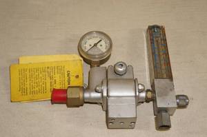 Vintage Linde Welding Flow Meter