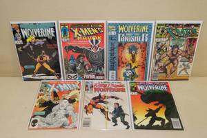 X-Men and Wolverine Comic Books