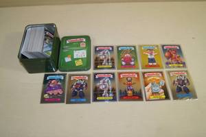 Metal Tin of Garbage Pail Kids Cards