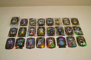 2020 Select Football Cards - Hurts, Lamb, Jackson Refractor