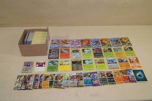 Box of Pokemon Cards - Full Art, Holos, Rares