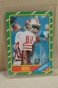 1986 Topps Jerry Rice #161 Rookie Card