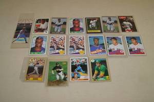 Rookie and Early in Career Baseball Cards - Thomas, Bonds, Clemens