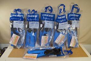 6 Cressi Rondinella Snorkel Fins