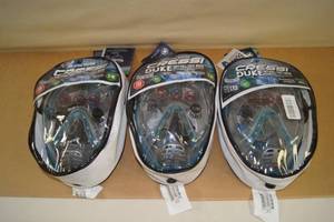 3 Cressi Duke Dry Full Face Snorkel Masks