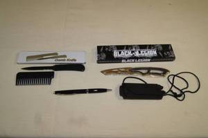 3 Knives - Comb, Pen