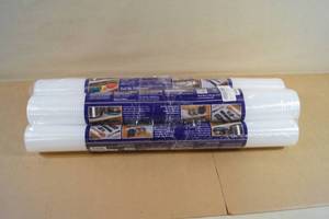 4 Rolls of Ribbed Shelf Liner
