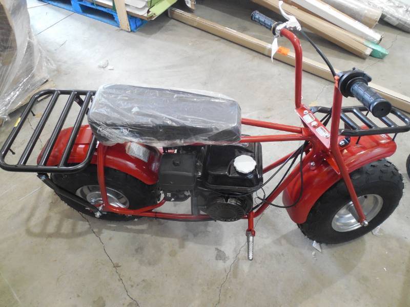 lot 34 image: NEW - Coleman Trail 200 196cc Gas-Powered Mini Bike - Red