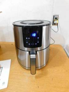 lot 60 image: Emeril Lagasse 6-Qt. Stainless Steel Air Fryer