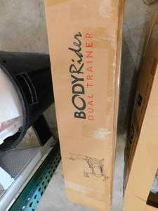 lot 119 image: Body Flex Body Rider 2-in-1 Cardio Dual Trainer Elliptical and Upright Exercise Bike