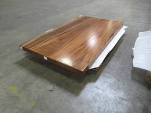 Solid Wood Handmade Walnut Dining Table (60362364) Approximate Dimensions 60 in. x 36 in. x 2.36 in.