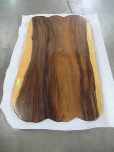 Solid Wood Live Edge Walnut Dining Table (60362360) Approximate Dimensions 60 in. x 36 in. x 2.36 in.