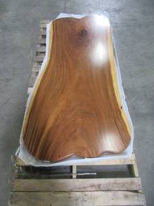Solid Wood Live Edge Walnut Dining Table (78362360) Approximate Dimensions 78 in. x 36 in. x 2.36 in.