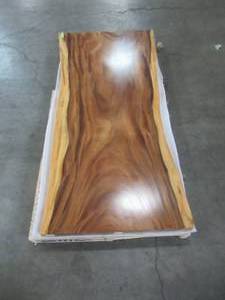 Solid Wood Live Edge Walnut Dining Table (78362362) Approximate Dimensions 78 in. x 36 in. x 2.36 in.