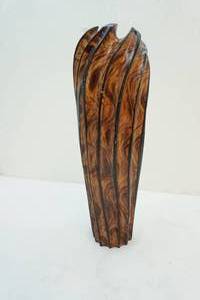 Wood vase