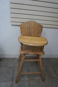 vintage highchair