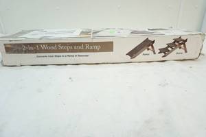 wood step and ramp