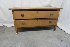 Primitive drawer table