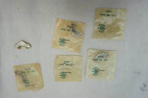 Gold pins